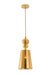 Bethel International Canada - One Light Pendant - Polished Gold- Union Lighting Luminaires Decor