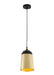 Bethel International Canada - One Light Pendant - Black & Gold- Union Lighting Luminaires Decor
