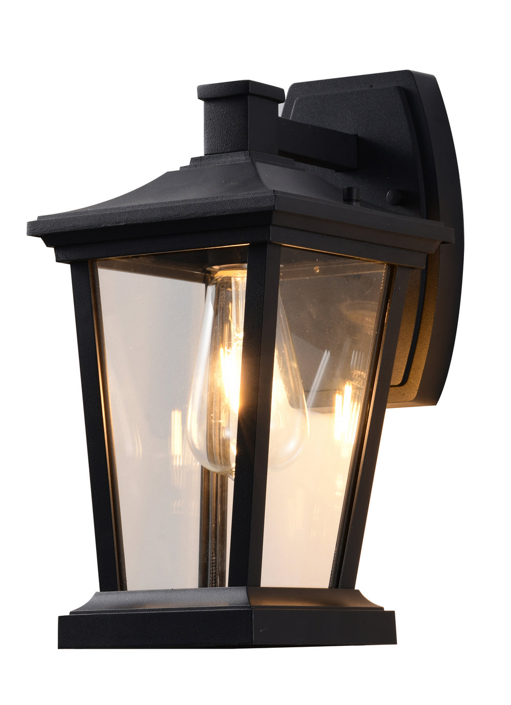 Bethel International Canada - One Light Outdoor Wall Sconce - Matte Black- Union Lighting Luminaires Decor