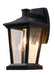 Bethel International Canada - One Light Outdoor Wall Sconce - Matte Black- Union Lighting Luminaires Decor