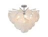 Bethel International Canada - Seven Light Semi Flush Mount - Chrome- Union Lighting Luminaires Decor