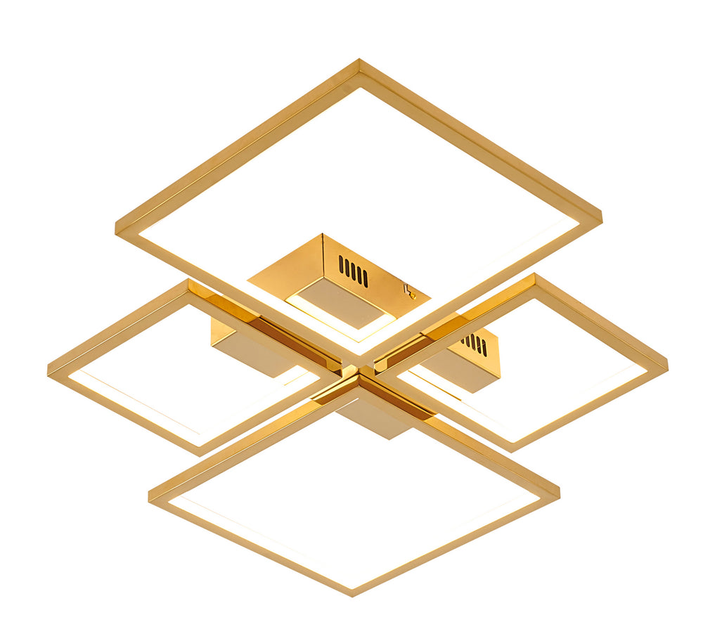 Bethel International Canada - LED Flush Mount - Gold- Union Lighting Luminaires Decor