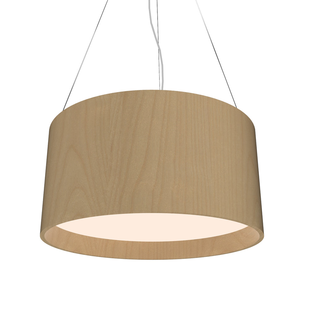 Accord Lighting - Three Light Pendant - Cylindrical - Maple- Union Lighting Luminaires Decor