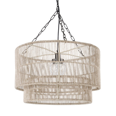 Palecek Canada - Outdoor Pendant - Tanner - Black- Union Lighting Luminaires Decor