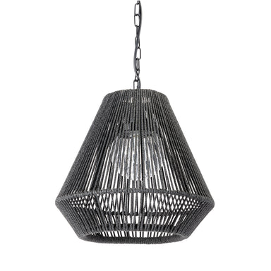 Palecek Canada - Outdoor Pendant - Tanner - Black- Union Lighting Luminaires Decor
