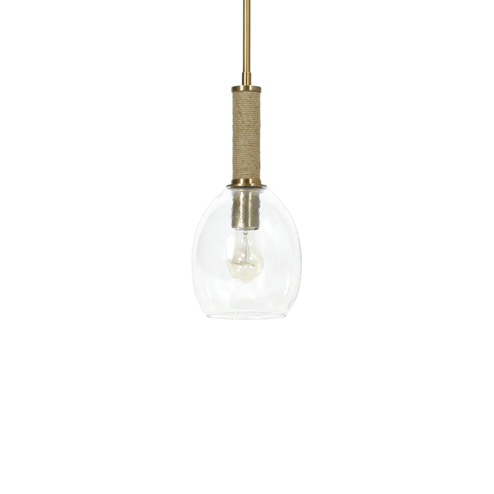 Palecek - One Light Pendant - Bronson - Antique Brass- Union Lighting Luminaires Decor