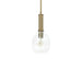 Palecek - One Light Pendant - Bronson - Antique Brass- Union Lighting Luminaires Decor