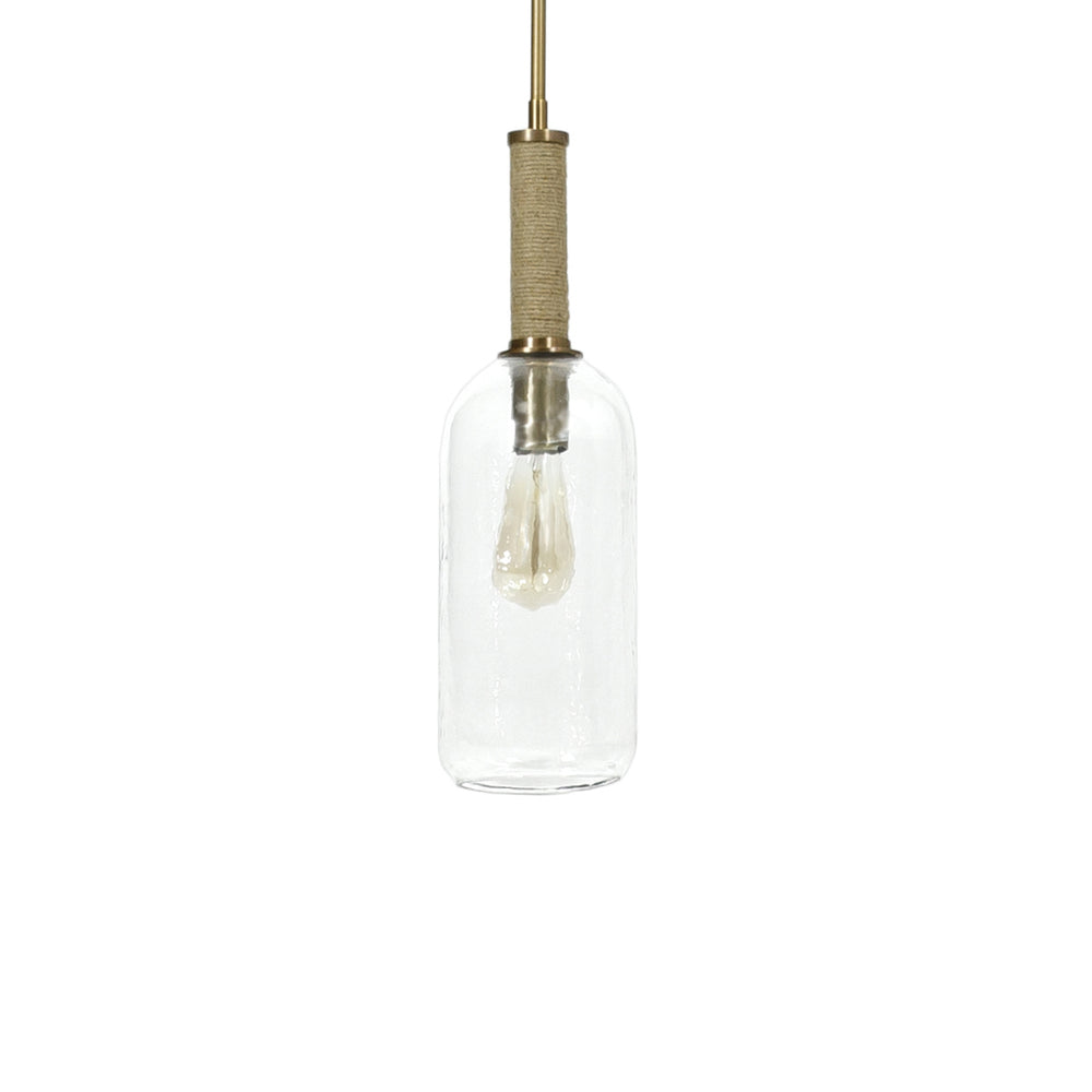 Palecek - One Light Pendant - Bronson - Antique Brass- Union Lighting Luminaires Decor