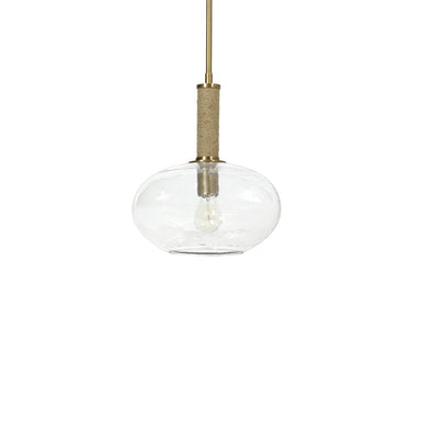 Palecek Canada - One Light Pendant - Bronson - Antique Brass Rod- Union Lighting Luminaires Decor
