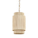 Palecek - One Light Pendant - Everly - Taupe- Union Lighting Luminaires Decor