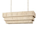 Palecek Canada - Three Light Chandelier - Everly - Natural- Union Lighting Luminaires Decor