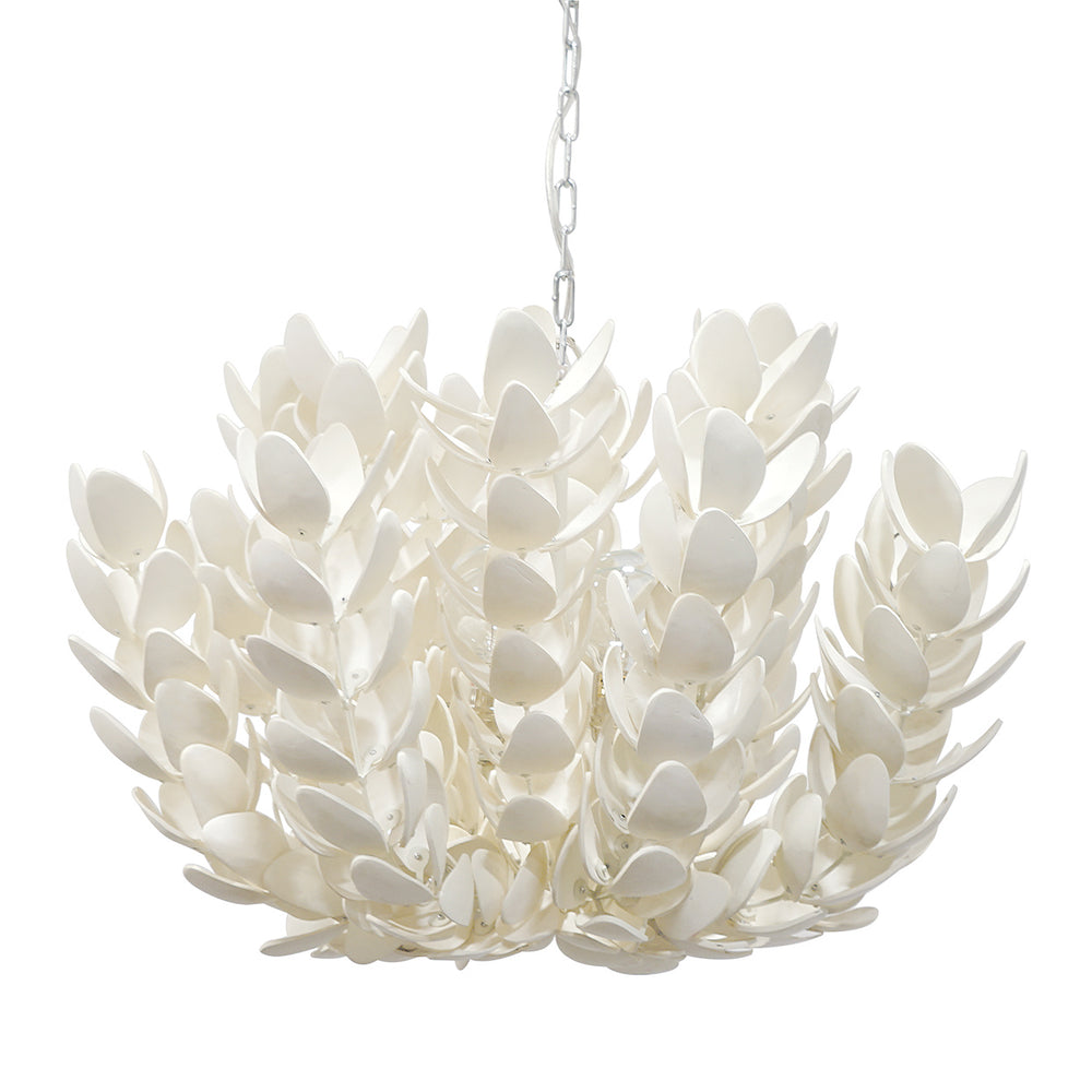 Palecek - Four Light Pendant - Coco Magnolia - Cream- Union Lighting Luminaires Decor