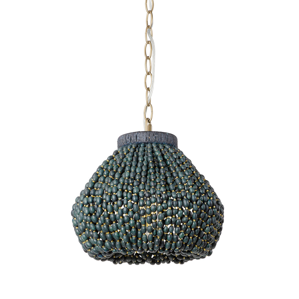Palecek - One Light Pendant - Amaya - Antique Brass- Union Lighting Luminaires Decor