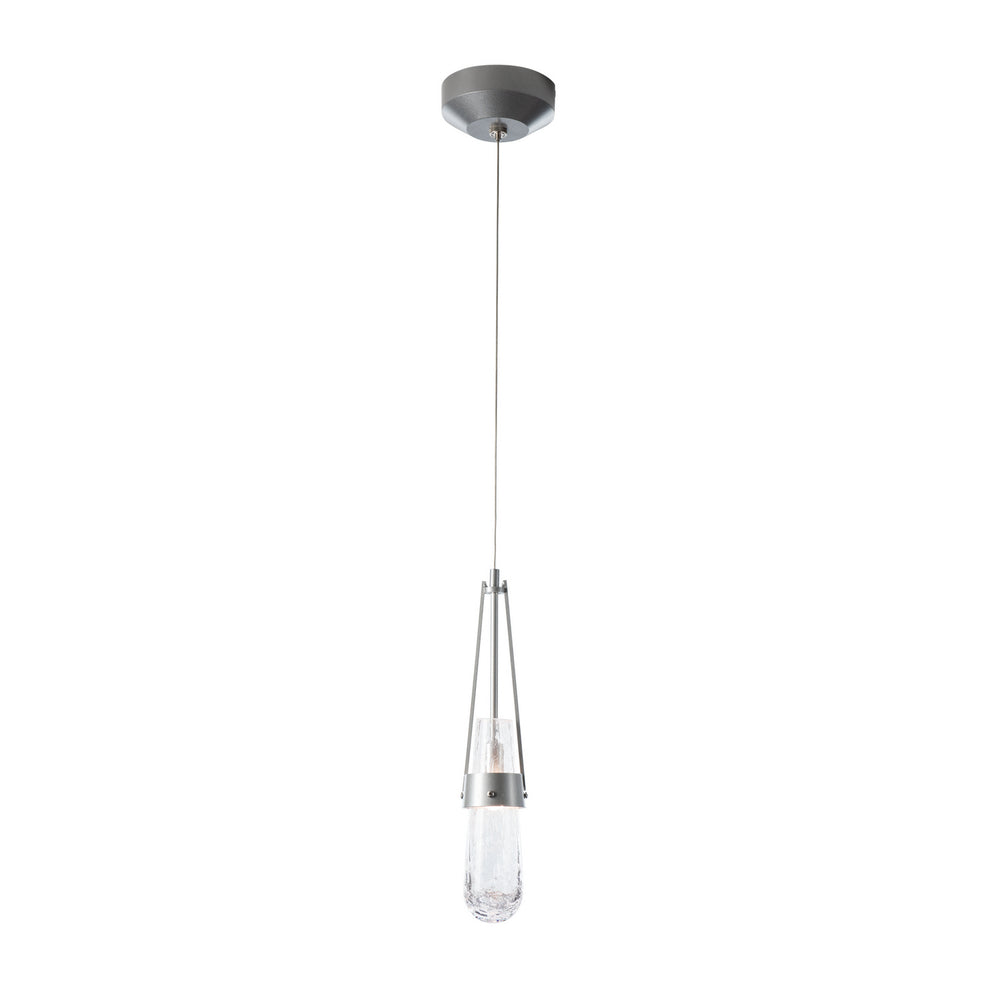 Hubbardton Forge - One Light Mini Pendant - Link - Sterling- Union Lighting Luminaires Decor