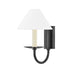 Mitzi Canada - One Light Wall Sconce - Lenore - Soft Black- Union Lighting Luminaires Decor