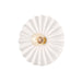 Mitzi Canada - One Light Flush Mount - Tinsley - Aged Brass/Ceramic Gloss Cream- Union Lighting Luminaires Decor
