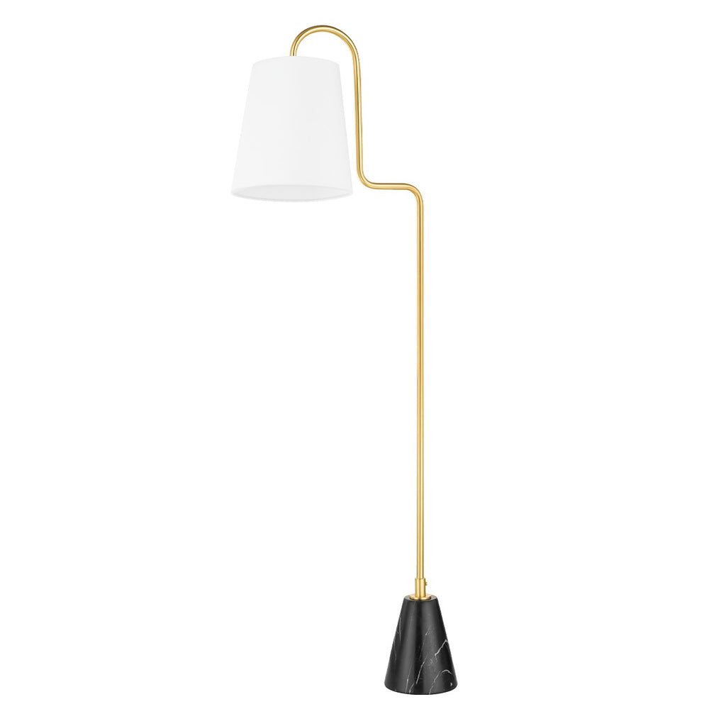 Mitzi Canada - One Light Floor Lamp - Jaimee - Aged Brass- Union Lighting Luminaires Decor