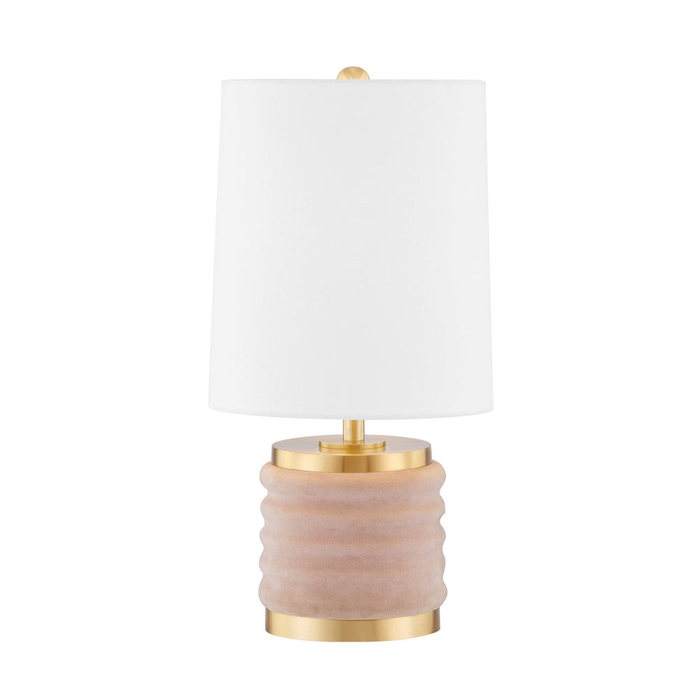 Mitzi Canada - One Light Table Lamp - Bethany - Aged Brass/Blush Combo- Union Lighting Luminaires Decor