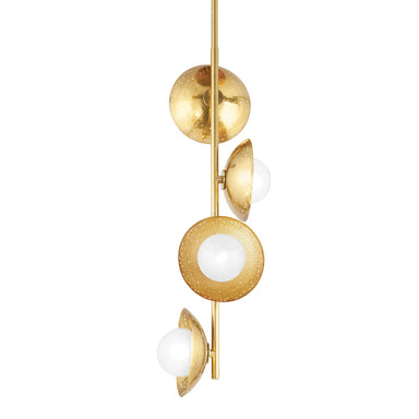 Hudson Valley - LED Pendant - Glimmer - Aged Brass- Union Lighting Luminaires Decor