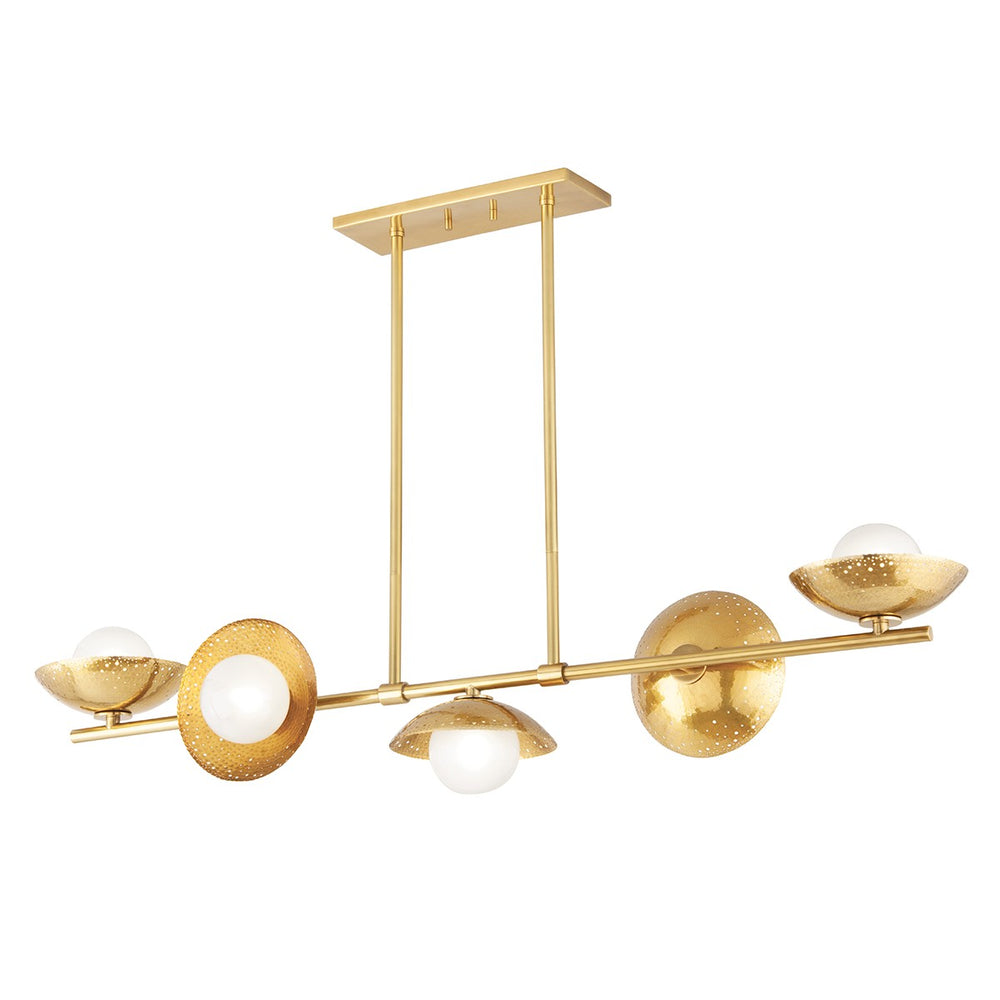 Hudson Valley Canada - LED Island Pendant - Glimmer - Aged Brass- Union Lighting Luminaires Decor