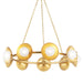 Hudson Valley Canada - LED Chandelier - Glimmer - Aged Brass- Union Lighting Luminaires Decor