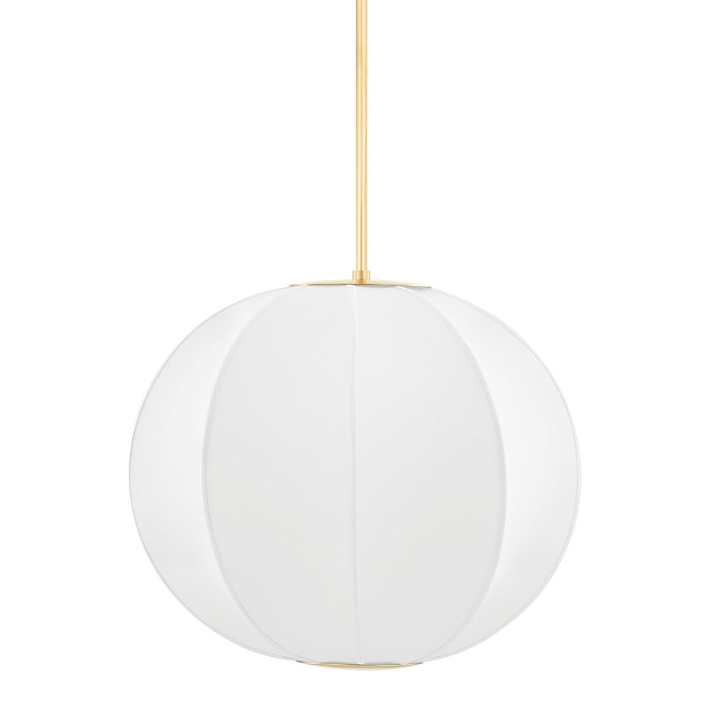 Hudson Valley Canada - One Light Pendant - Jupiter - Aged Brass- Union Lighting Luminaires Decor