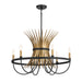 Kichler Canada - Six Light Chandelier - Baile - Black- Union Lighting Luminaires Decor