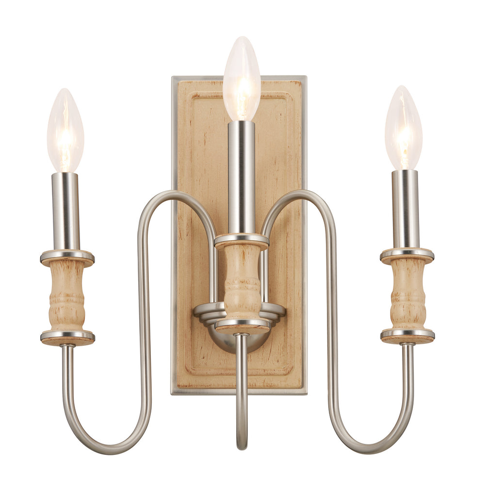 Kichler Canada - Three Light Wall Sconce - Karthe - Brushed Nickel- Union Lighting Luminaires Decor