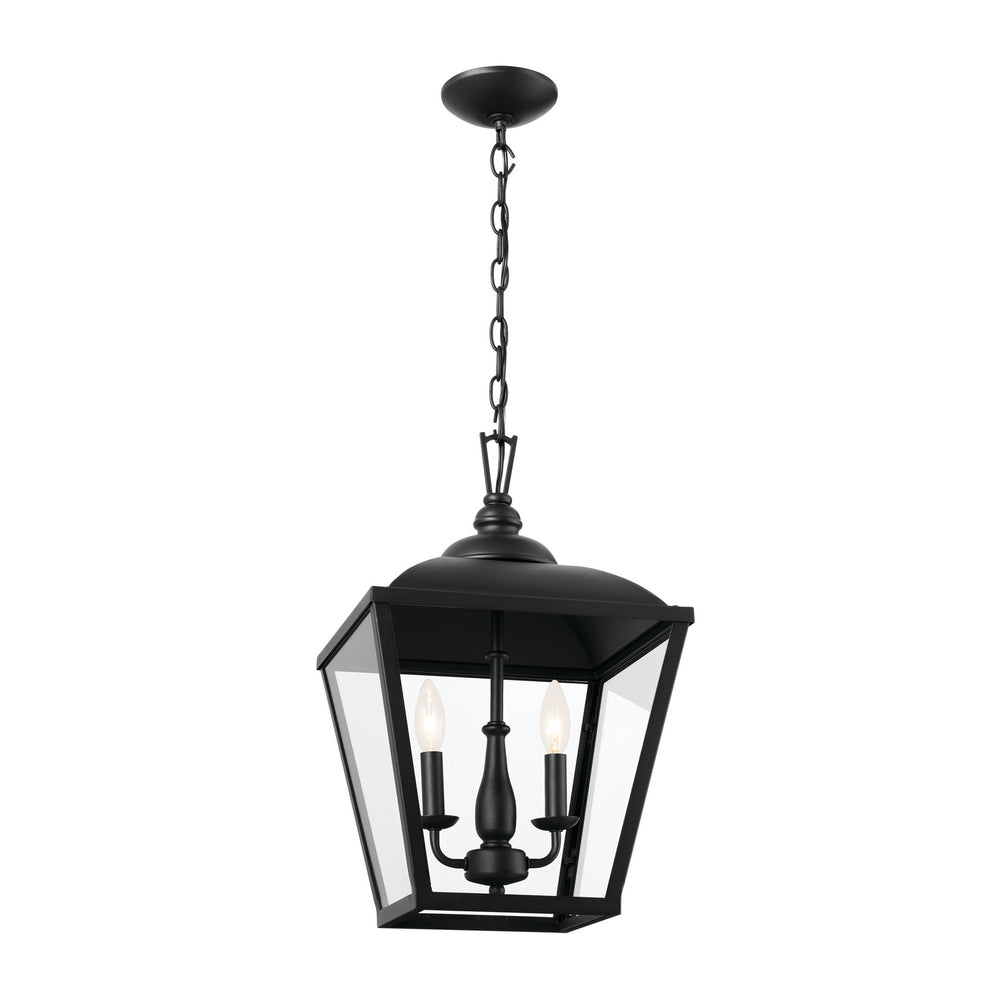Kichler Canada - Two Light Pendant - Dame - Textured Black- Union Lighting Luminaires Decor