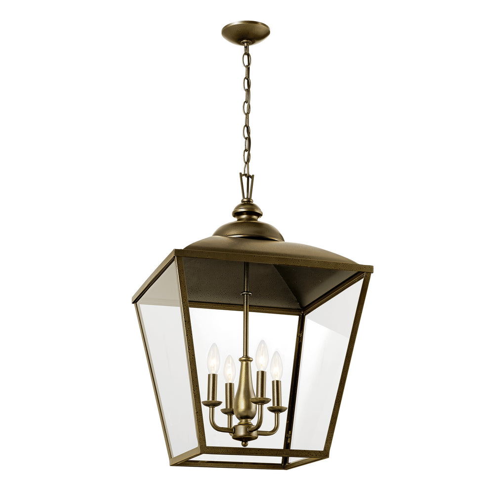 Kichler Canada - Four Light Foyer Pendant - Dame - Character Bronze- Union Lighting Luminaires Decor