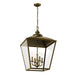 Kichler Canada - Four Light Foyer Pendant - Dame - Character Bronze- Union Lighting Luminaires Decor