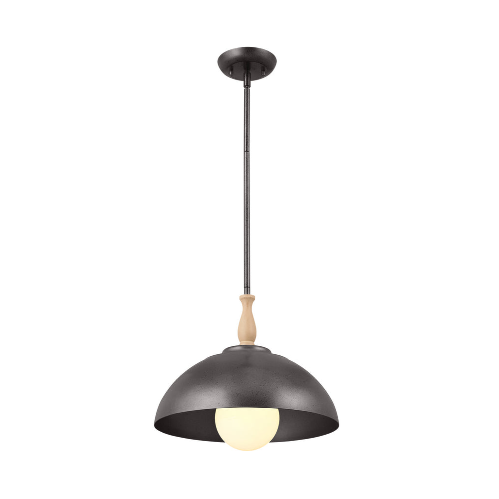 Kichler Canada - One Light Pendant - Fira - Anvil Iron- Union Lighting Luminaires Decor