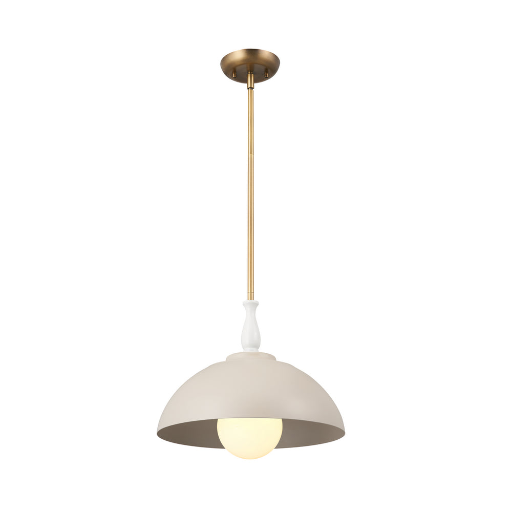 Kichler Canada - One Light Pendant - Fira - Greige- Union Lighting Luminaires Decor
