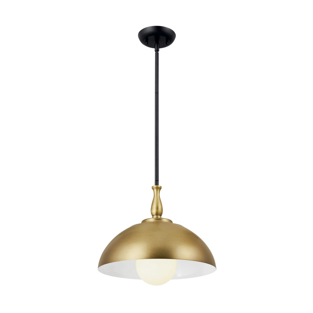 Kichler Canada - One Light Pendant - Fira - Natural Brass- Union Lighting Luminaires Decor