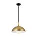 Kichler Canada - One Light Pendant - Fira - Natural Brass- Union Lighting Luminaires Decor
