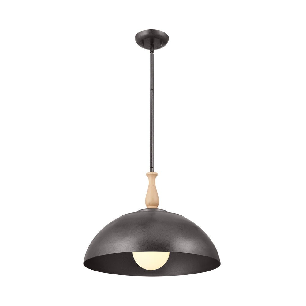 Kichler Canada - One Light Pendant - Fira - Anvil Iron- Union Lighting Luminaires Decor