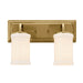 Kichler Canada - Two Light Bath - Vetivene - Natural Brass- Union Lighting Luminaires Decor