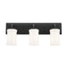 Kichler Canada - Three Light Bath - Vetivene - Textured Black- Union Lighting Luminaires Decor