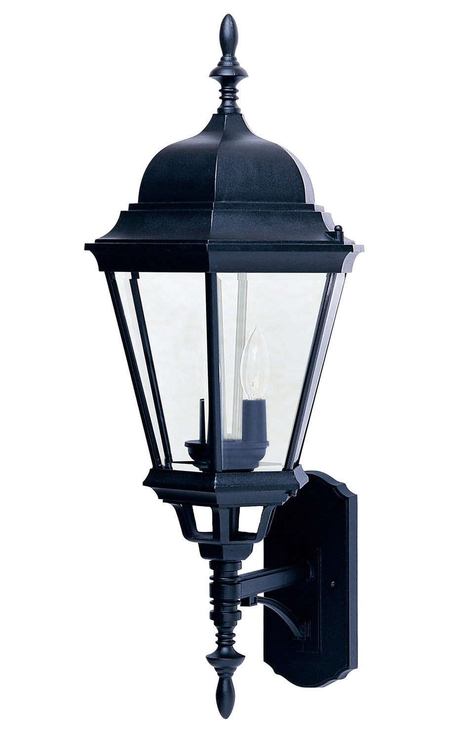 Maxim - Three Light Outdoor Wall Lantern - Westlake - Black- Union Lighting Luminaires Decor