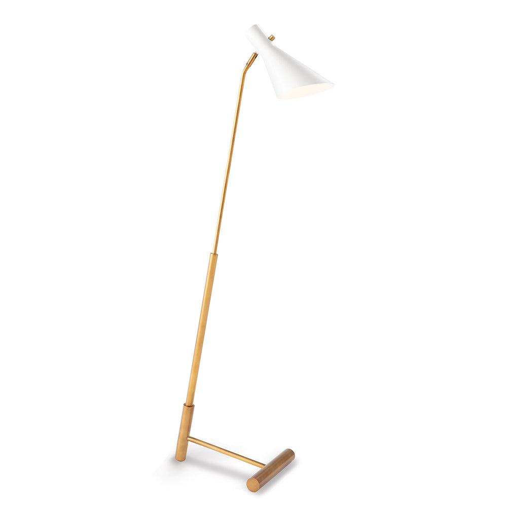 Regina Andrew Canada - One Light Floor Lamp - Spyder - White- Union Lighting Luminaires Decor