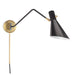 Regina Andrew Canada - One Light Wall Sconce - Spyder - Blackened Brass- Union Lighting Luminaires Decor