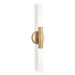 Regina Andrew Canada - Two Light Wall Sconce - Wick Hilo - Natural Brass- Union Lighting Luminaires Decor