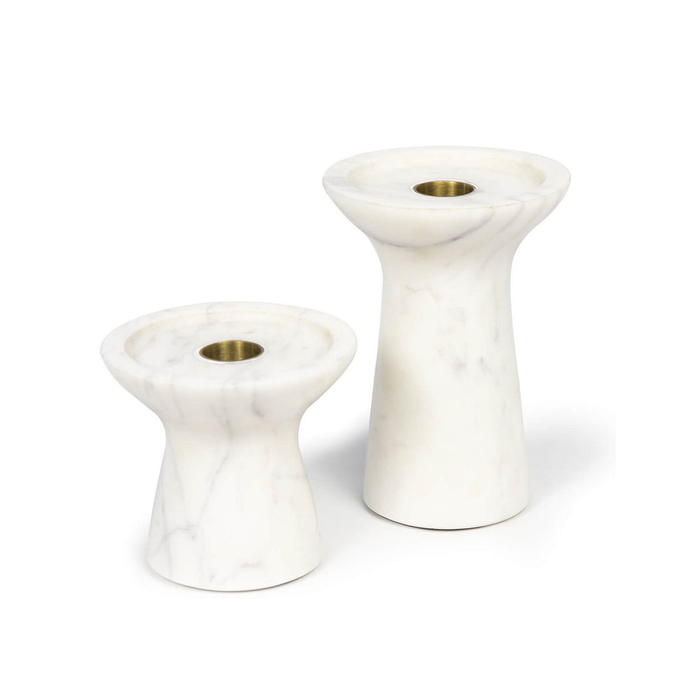 Regina Andrew Canada - Candle Holder Set - Klein - White- Union Lighting Luminaires Decor