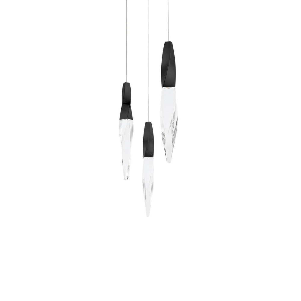 Schonbek Beyond - LED Pendant - Kindjal - Black- Union Lighting Luminaires Decor