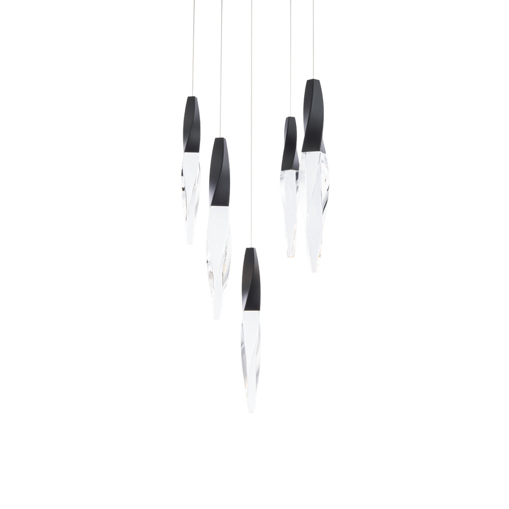 Schonbek Beyond - LED Pendant - Kindjal - Black- Union Lighting Luminaires Decor