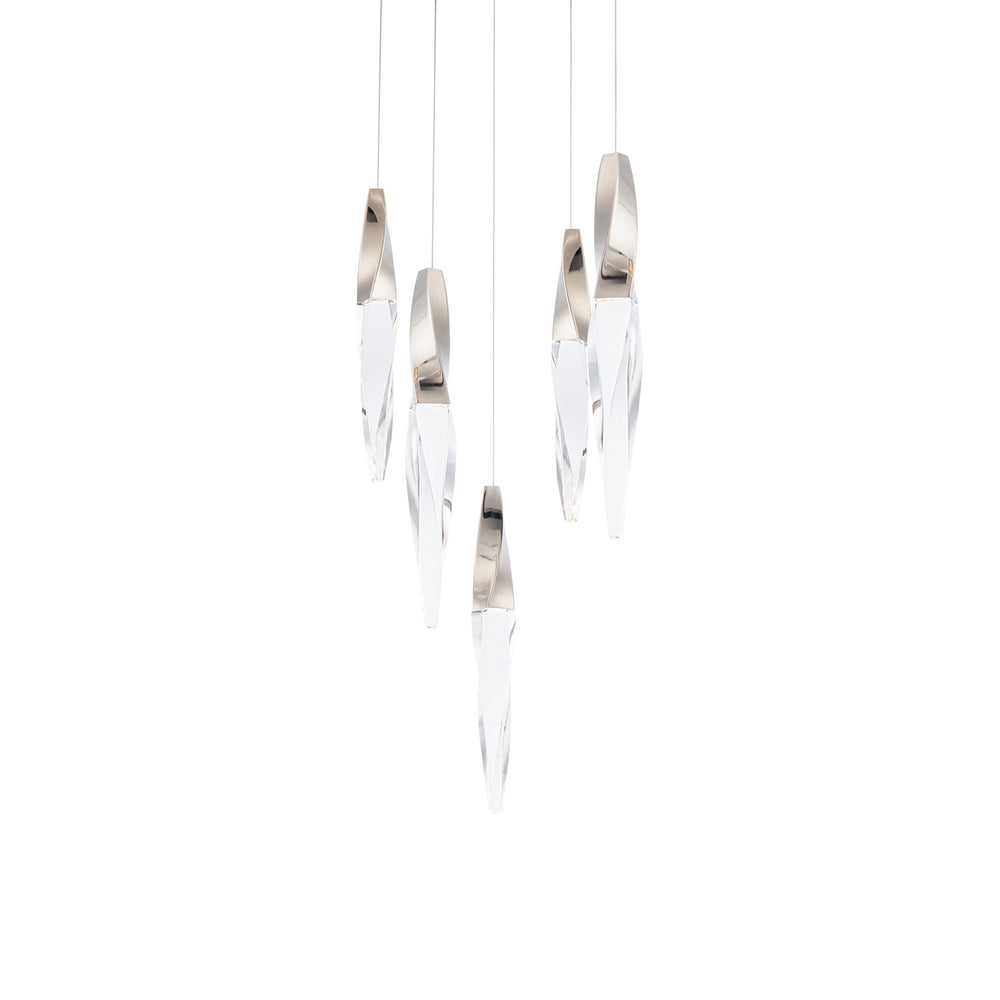 Schonbek Beyond - LED Pendant - Kindjal - Polished Nickel- Union Lighting Luminaires Decor