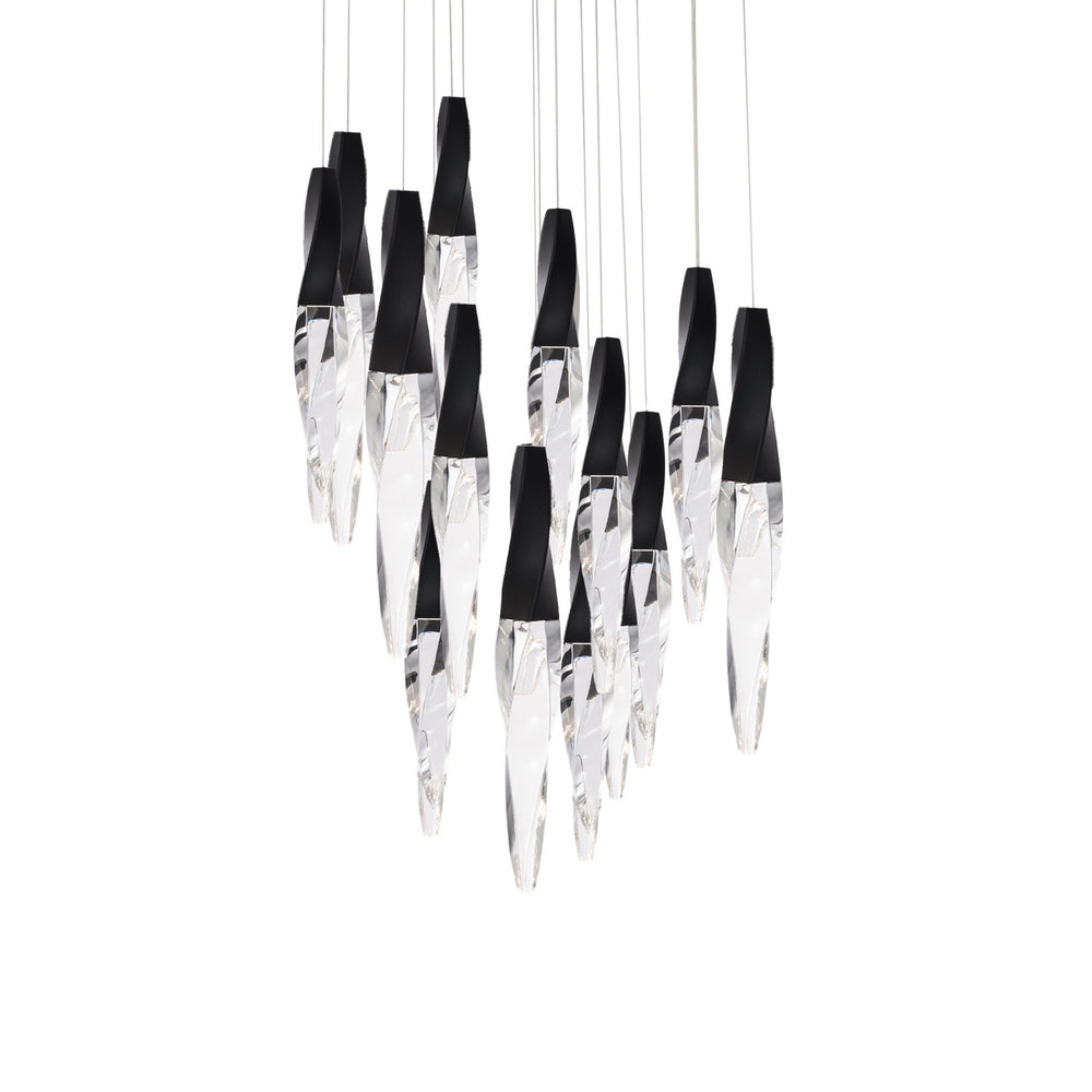 Schonbek Beyond - LED Pendant - Kindjal - Black- Union Lighting Luminaires Decor