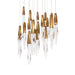 Schonbek Beyond - LED Pendant - Kindjal - Aged Brass- Union Lighting Luminaires Decor