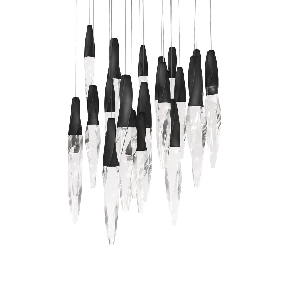 Schonbek Beyond - LED Pendant - Kindjal - Black- Union Lighting Luminaires Decor