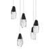 Schonbek Beyond - LED Chandelier - Martini - Black- Union Lighting Luminaires Decor